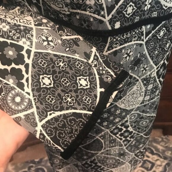 Zara Paisley Empire Waist Dress Size Medium - Picture 3 of 7